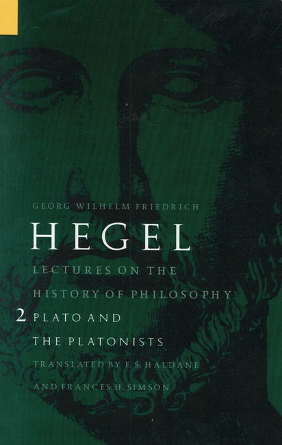 Lectures on the History of Philosophy, Volume 2 - Nebraska Press