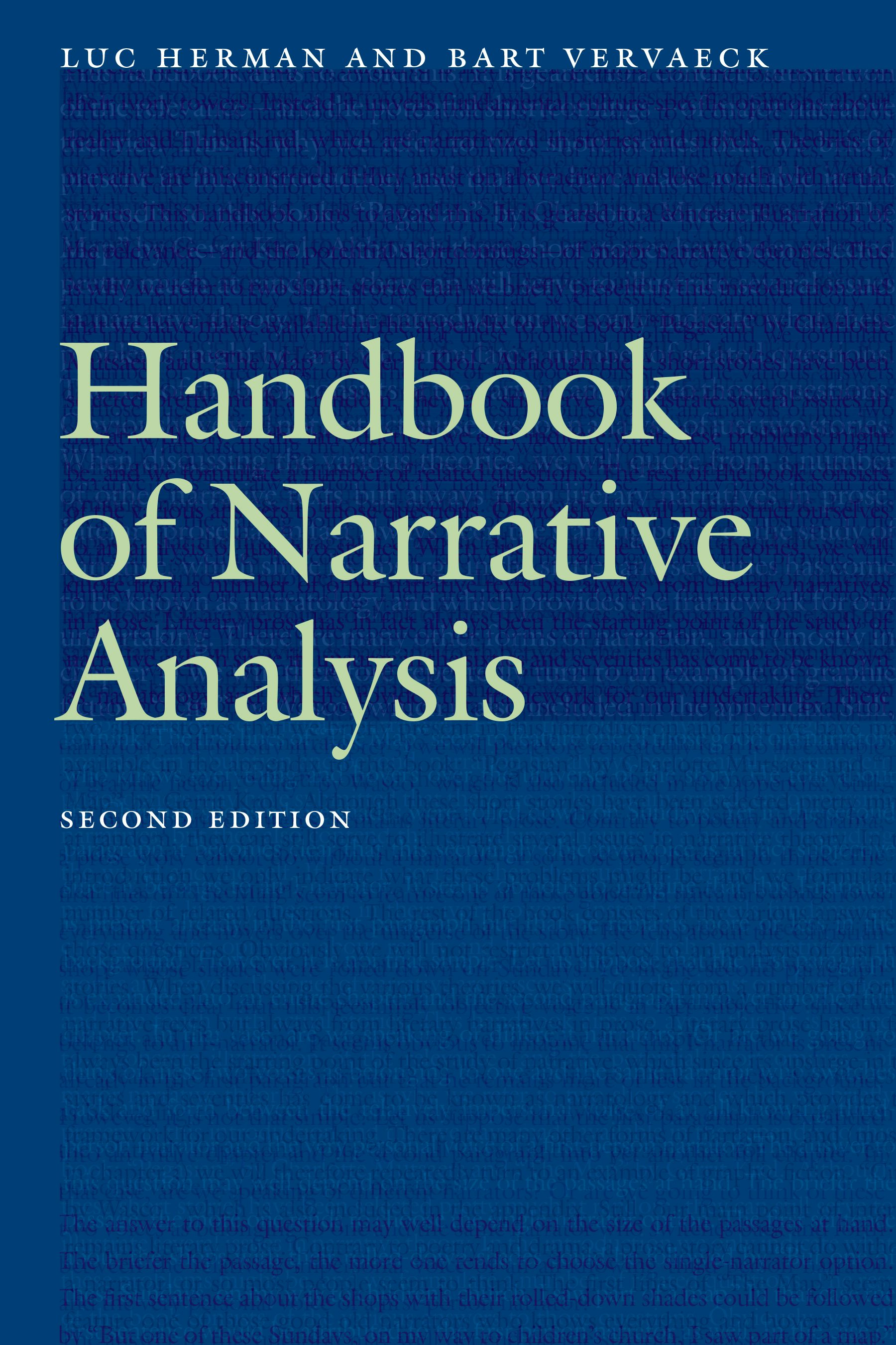 Handbook of Narrative Analysis : Nebraska Press