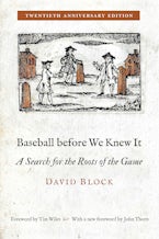 Baseball before We Knew It